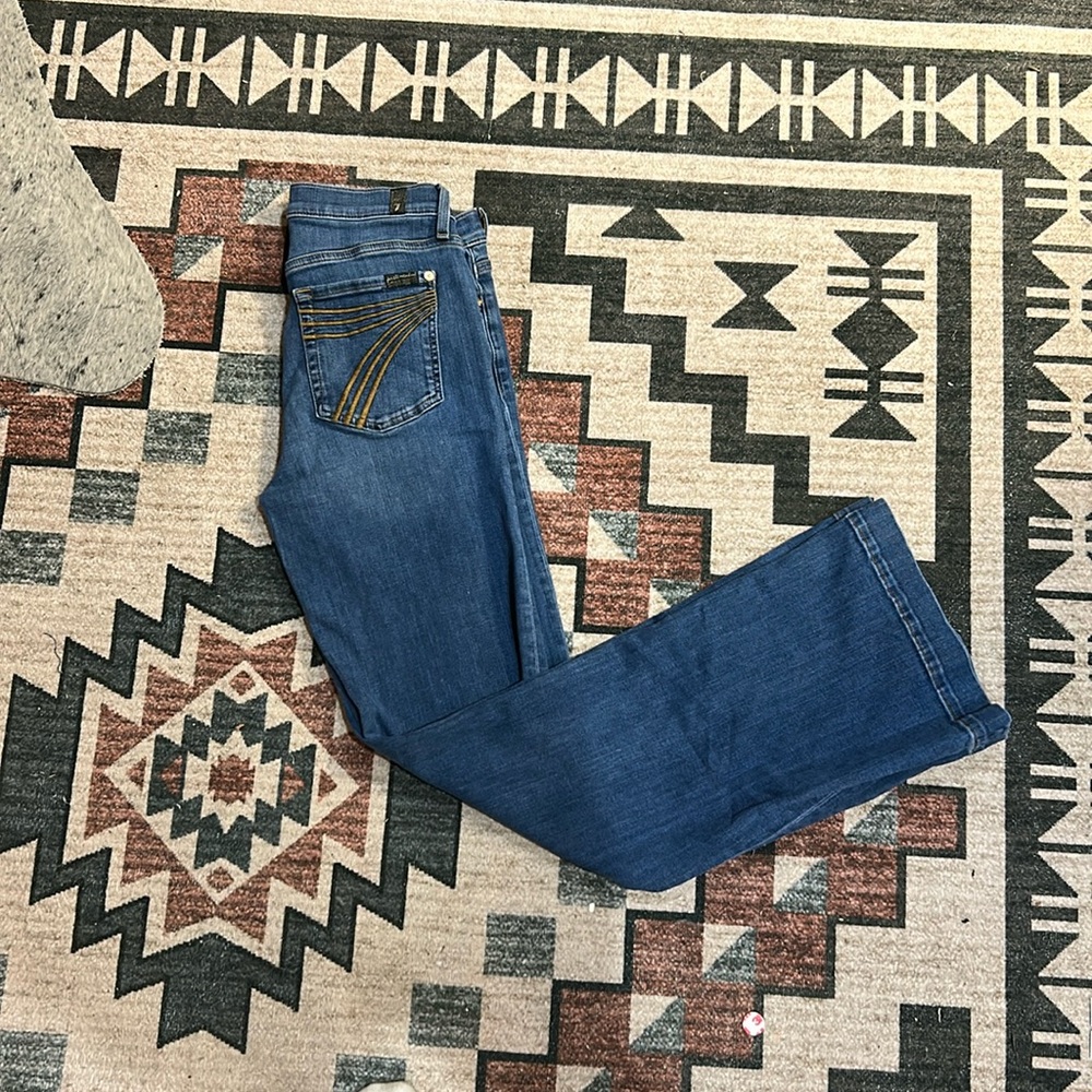 7 For All Mankind Tailorless Dojo Medium Wash Jean
